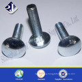 Carriage Bolt with Coating Zinc Plated